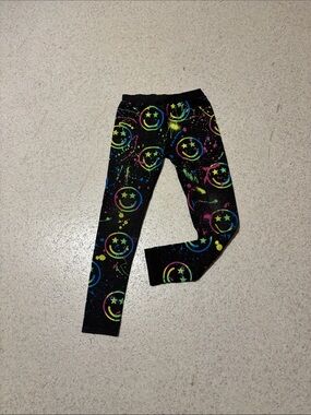 Chaser Black Neon Smiley Leggings 😃